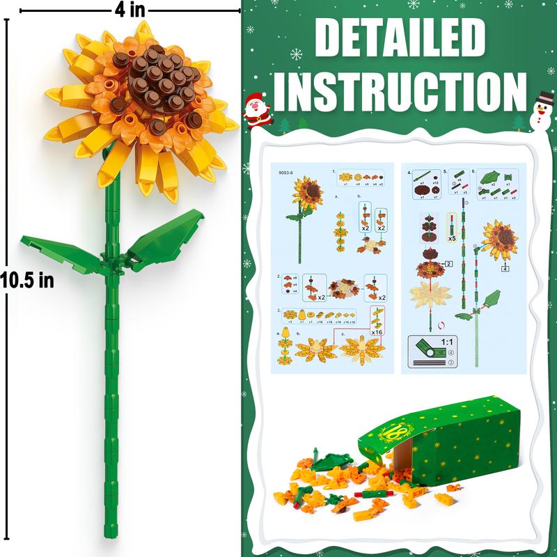 MerryBlocks - 24 Day Calander Flower Puzzle Set